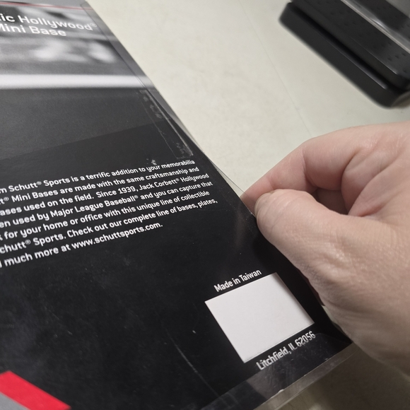 Schutt Sports Authentic Hollywood Mini Base The Ripken Experience Tournament - Picture 6 of 6